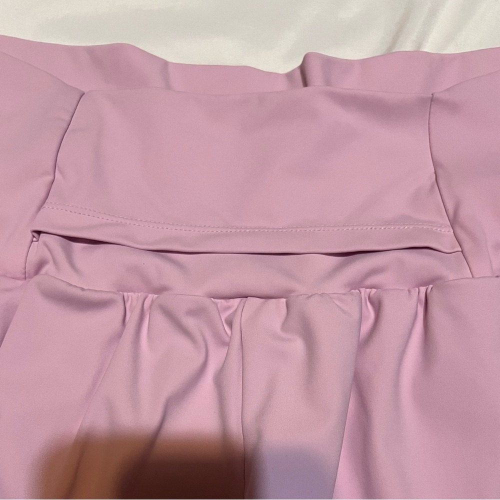 HALARA Pink High Waist Athletic Shorts Size X-Large Long Biker Women’s - Picture 6 of 8